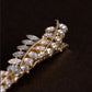 Beau - Floral Crystal Side Barrette - view 4