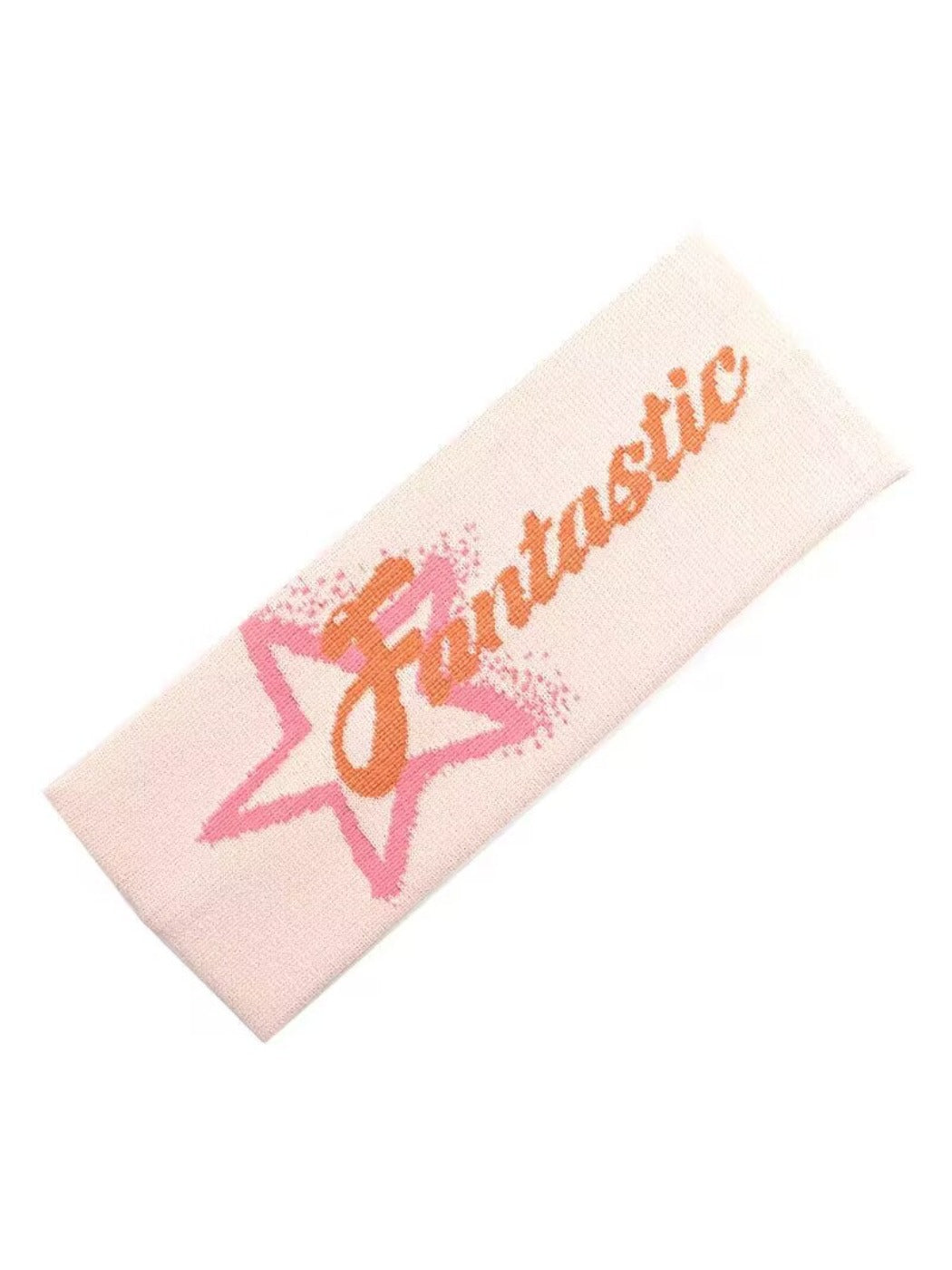 Gifty - Fashion Letter Jacquard Star Sports Headband