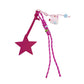 Keypus - Star Shaped PVC Pendant Bag Charm Keychain