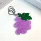 Keypus - Slide Mirror Keychain with Grape Design