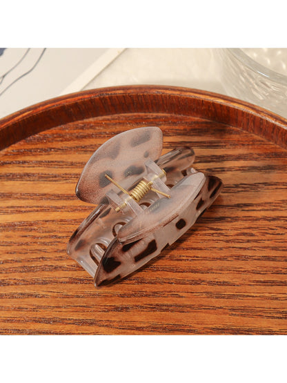 Beau - Retro Zebra Print Acetate Claw Clip