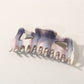 Beau - Ink Wash Striped Shark Hair Claw Clip