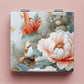 Mirroray - Portable Mirror with Floral Print