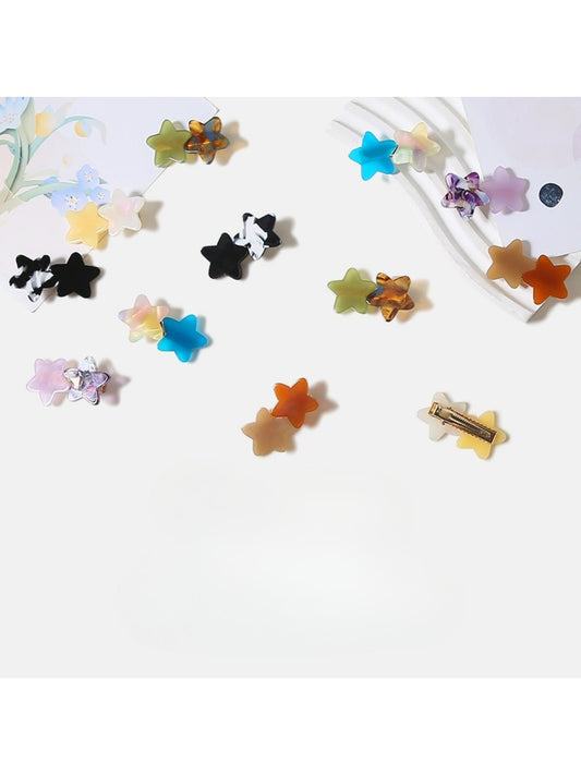 Beau - Cute Sweet Star Hair Clips