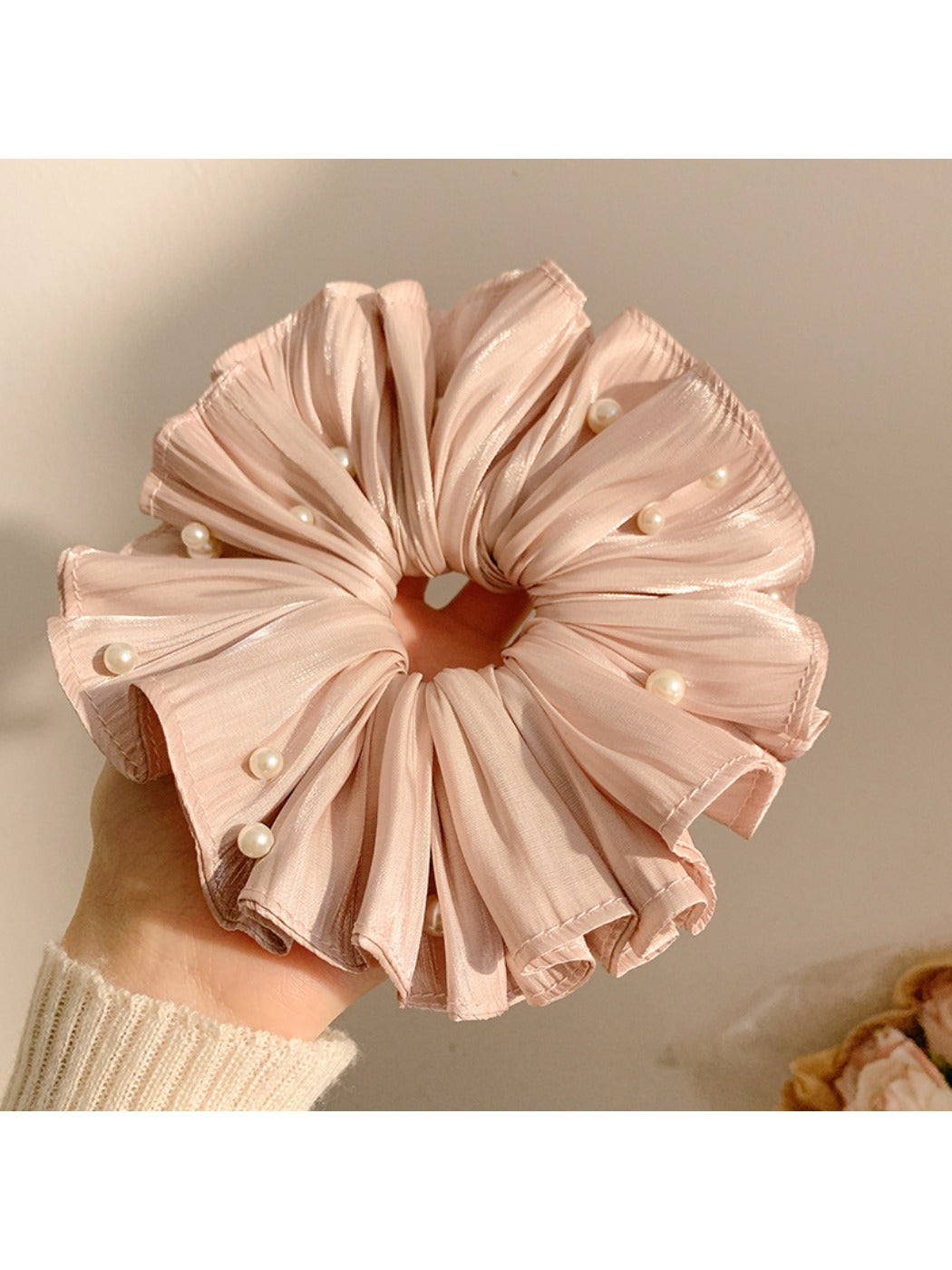 Gifty - Wrinkled Lace Hair Loop