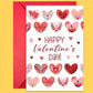 Carduria - Valentine's Day Heart Motif Greeting Card