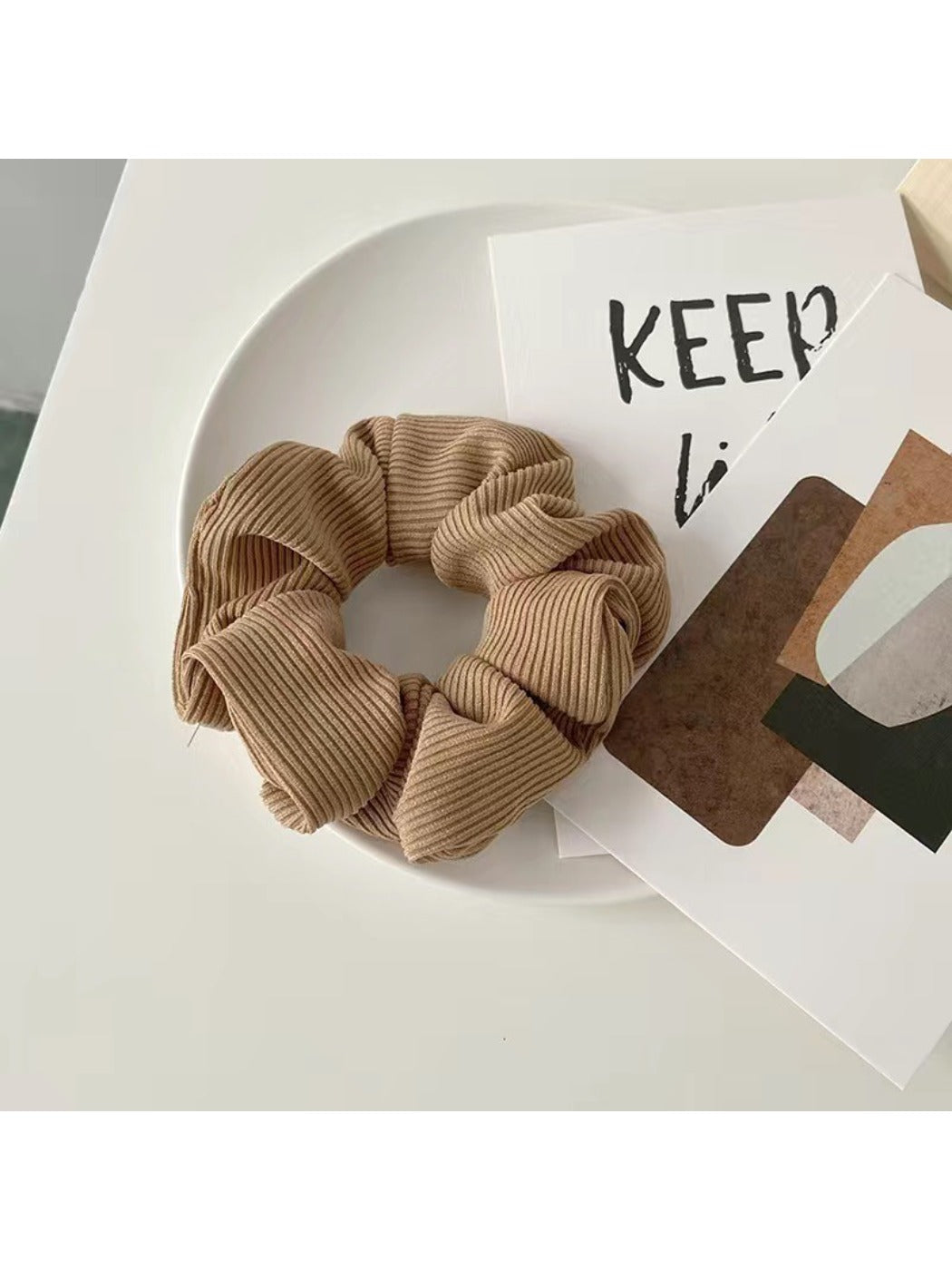 Gifty - Morandi Color Elegant Minimalist Scrunchie