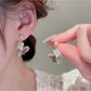 Earedge - Alloy Cluster Design Stud Earrings