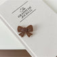 Beau - Sweet Bow Accent Plastic Alloy Hair Clip
