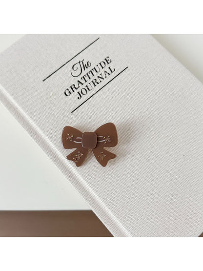 Beau - Sweet Bow Accent Plastic Alloy Hair Clip