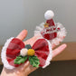 Beau - Christmas Glitter Hat and Bow Hair Accessories