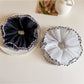 Gifty - Layered Mesh Contrast Trim Polyester Scrunchie
