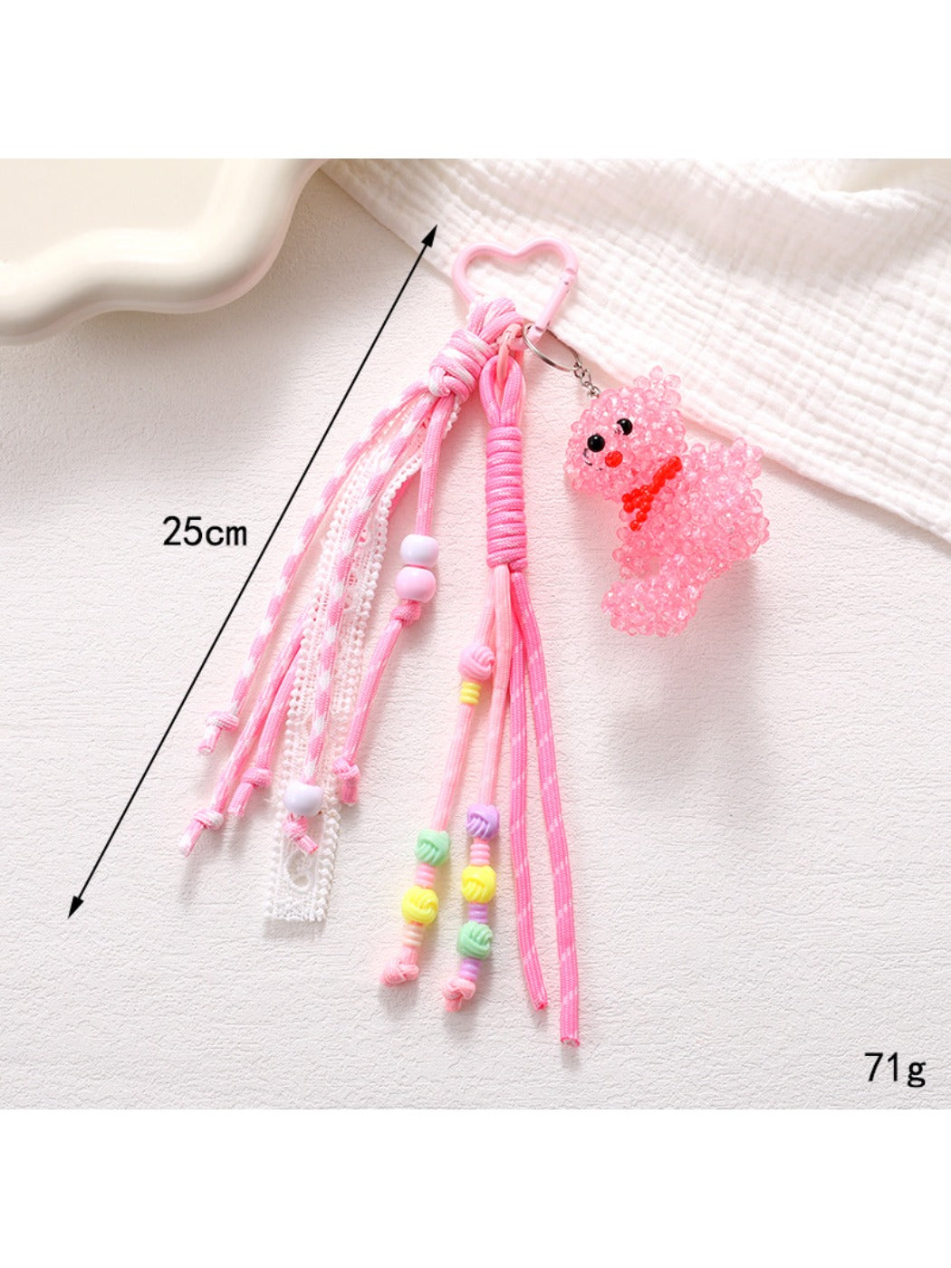 Keypus - Bow-Tie Bear-Shaped Keychain