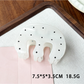 Beau - Lacquered Polka Dot Ring Accent Claw Clip