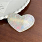 Gifty-Heart Acetate Hair Clip Ponytail Holder Edge Clip