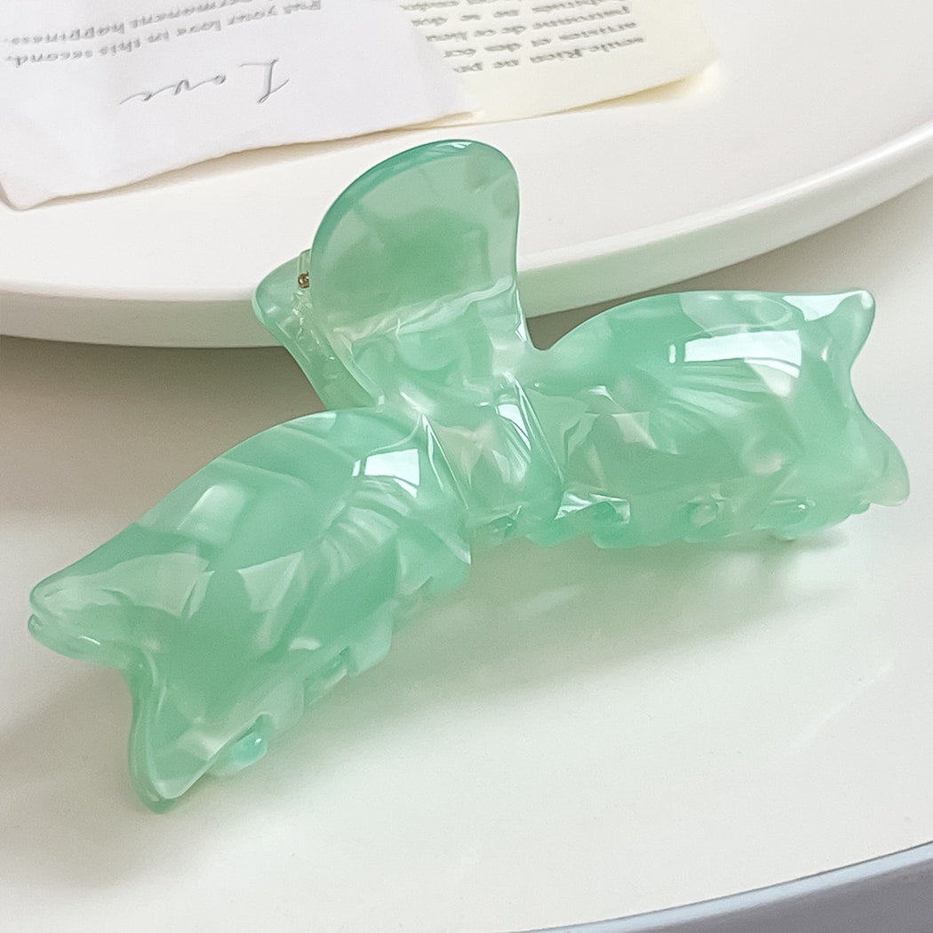 Beau - Elegant Bow Shape Acetate Hair Claw Clip
