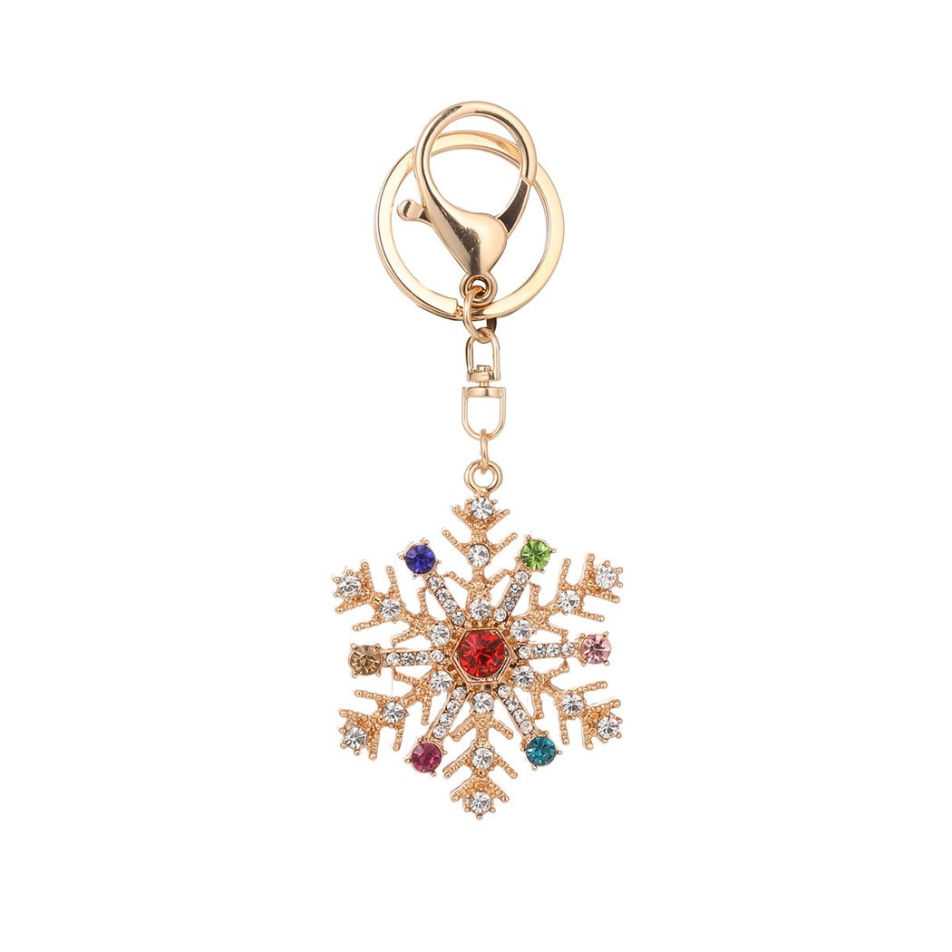 Keypus - Classic Snowflake Design Christmas Keychain