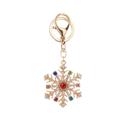 Keypus - Classic Snowflake Design Christmas Keychain