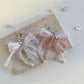 Keypus - Lace Bow Beaded Star Bag Charm Keychain