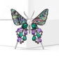 Brovia - Butterfly Inlay Alloy Fashion Brooch