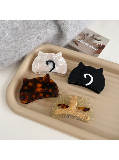 Beau - Slanted Eyes Cat Shape Hair Clip