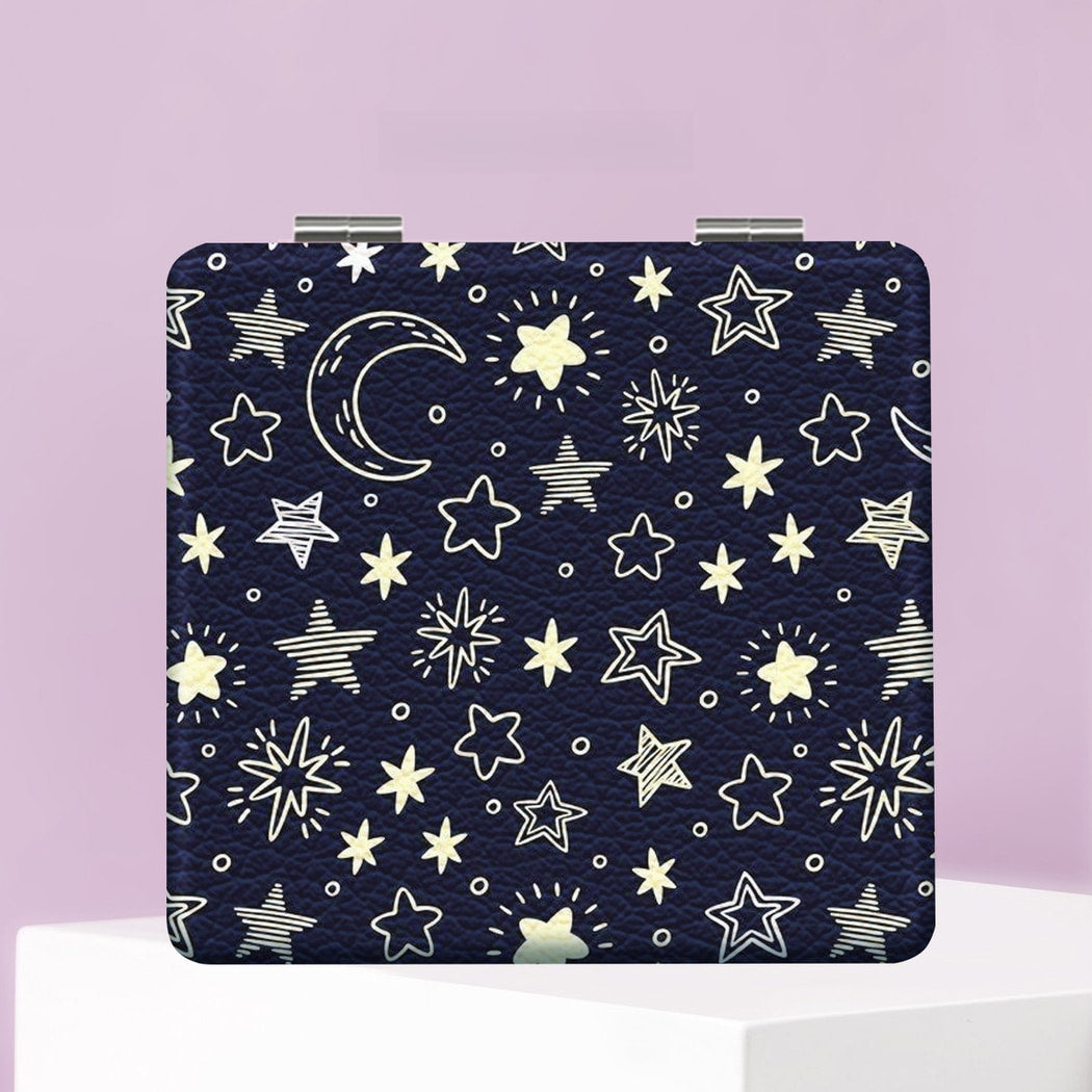 Mirroray - Pattern Print Travel Touch-Up Compact Mirror