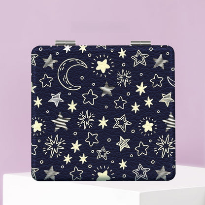 Mirroray - Pattern Print Travel Touch-Up Compact Mirror