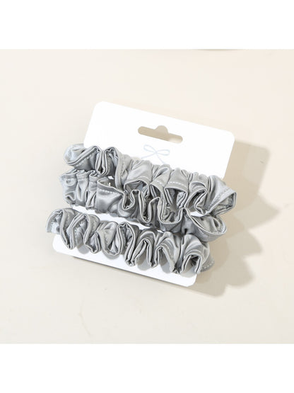 Gifty - Elegant Satin Hair Scrunchies 3 Pack