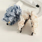 Beau - Bubble Pleated Mesh Flower Bud Banana Clip