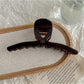 Beau - Cutout Cross Design Acetate Hair Claw Clip