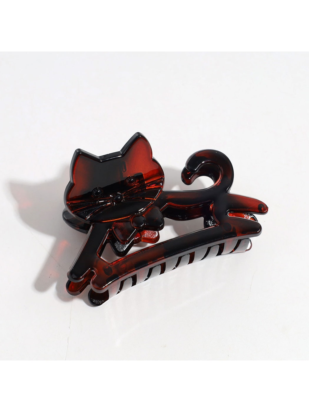 Beau - Glossy Cat Shape Acrylic Alloy Hair Claw Clip