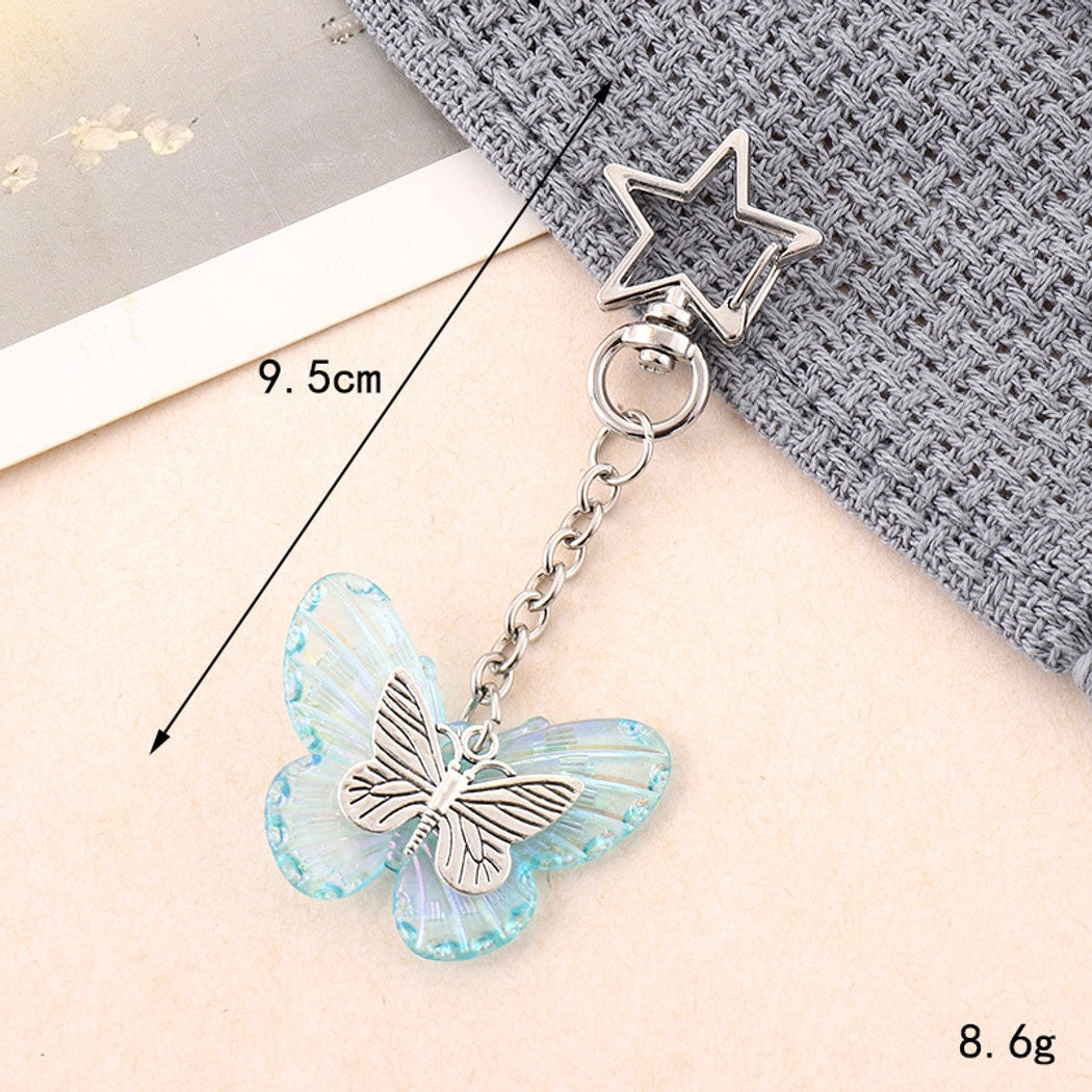 Keypus - Decorative Bow Star and Butterfly Keychain