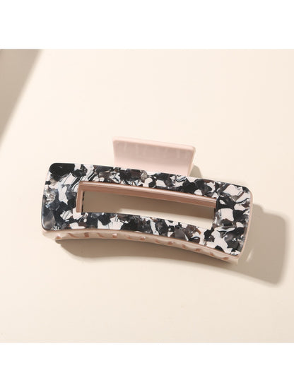 Beau - Elegant Hollow Out Rectangular Claw Clip