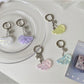 Keypus - Acrylic Alloy Wing Music Note Bag Charm Keychain