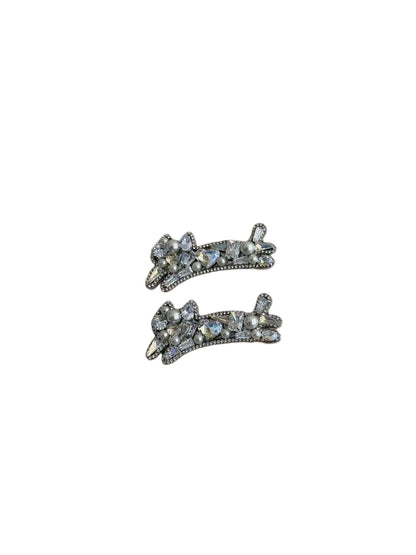 Beau - Alloy Embellished Cat Hair Clip