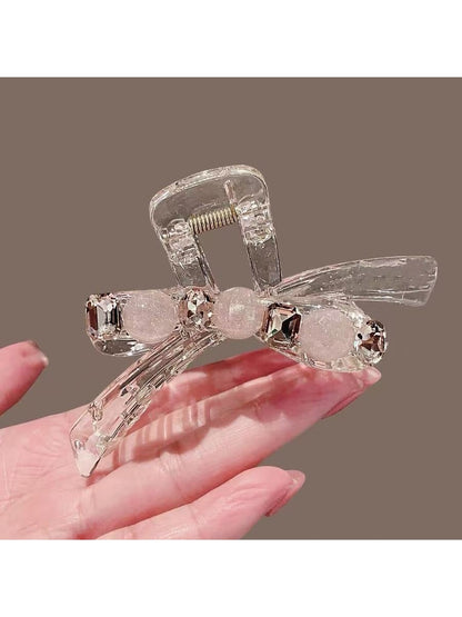 Beau - Sweet Style Acrylic Bow Detail Claw Clip