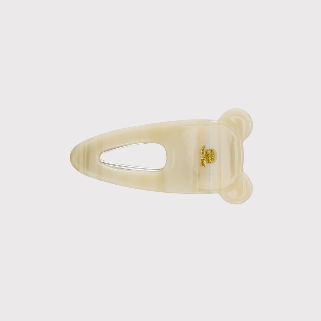 Beau - Openwork Cute Bear Glossy Hair Clip