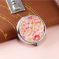 Mirroray - Floral Pattern Three Compartment Portable Mirror