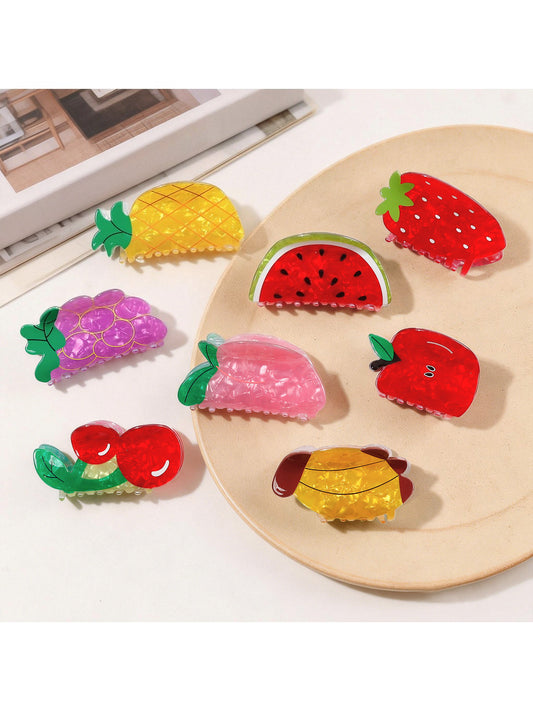 Beau - Glossy Fruit Shape Sweet Style Claw Clip