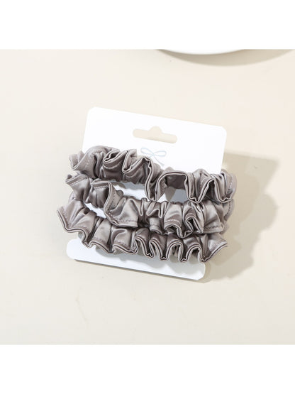 Gifty - Elegant Satin Hair Scrunchies 3 Pack