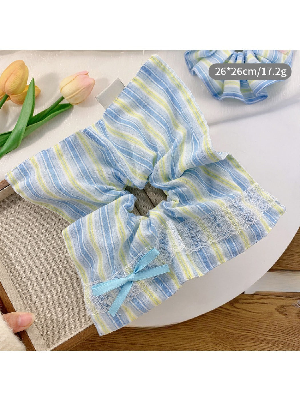 Gifty - Striped Fabric Hair Loop