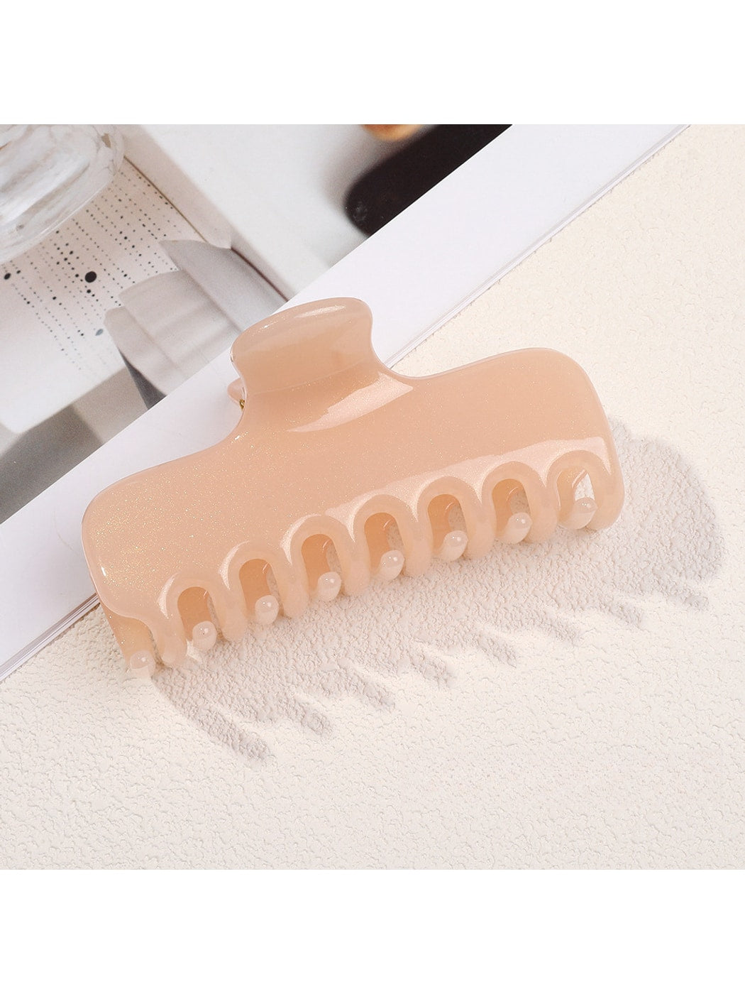 Beau - Flat Geometric PC Claw Hair Clip Hair Clip