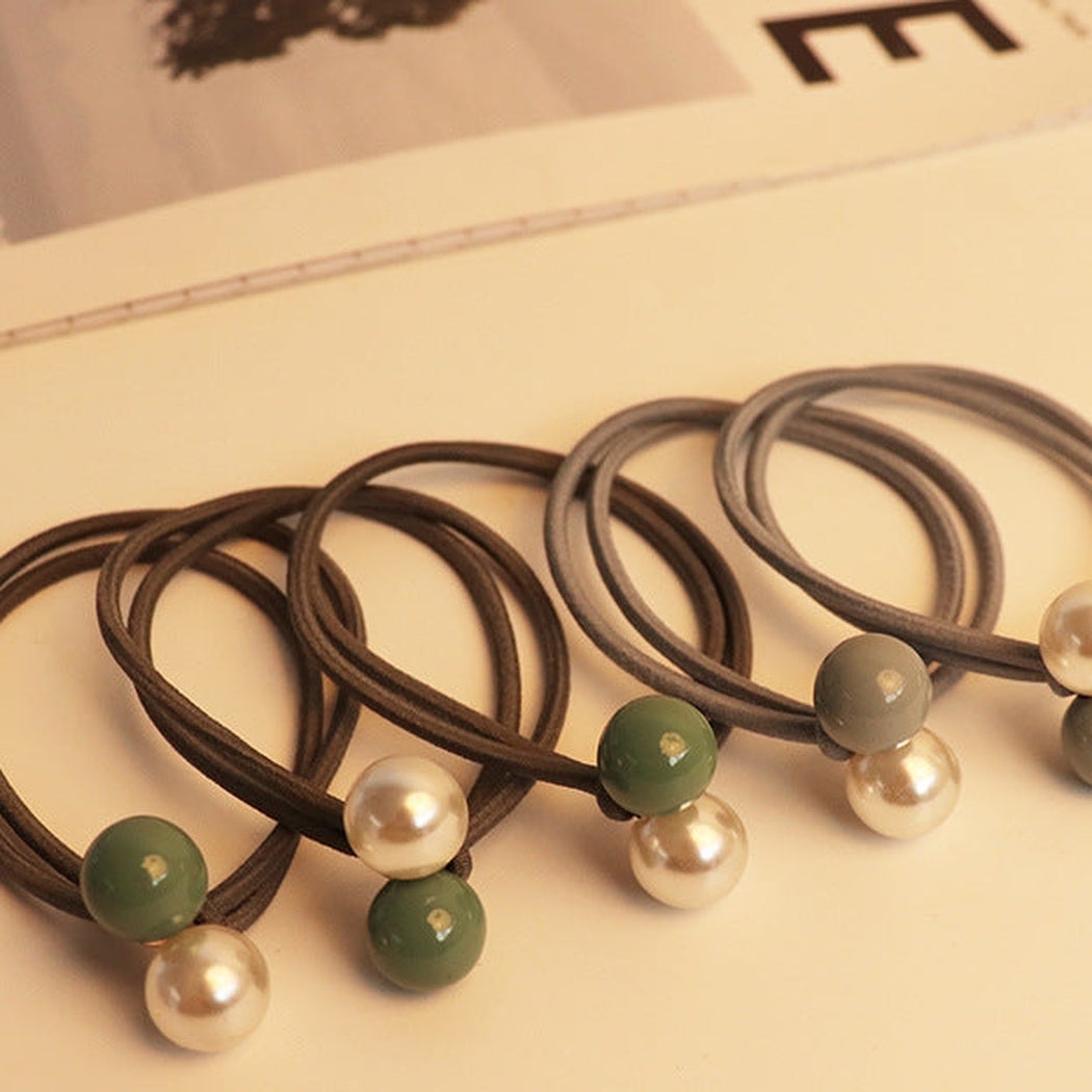 5-Piece Elastic Hair Tie Set variant image
