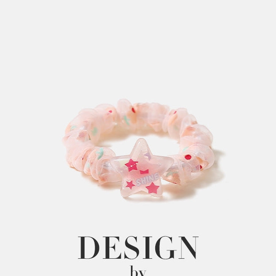 Pastel Star Hair Tie Collection variant image