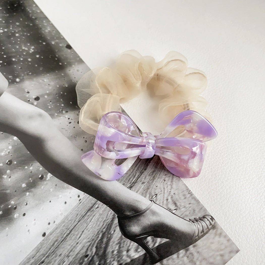 Marbled Bow Scrunchie Collection variant image