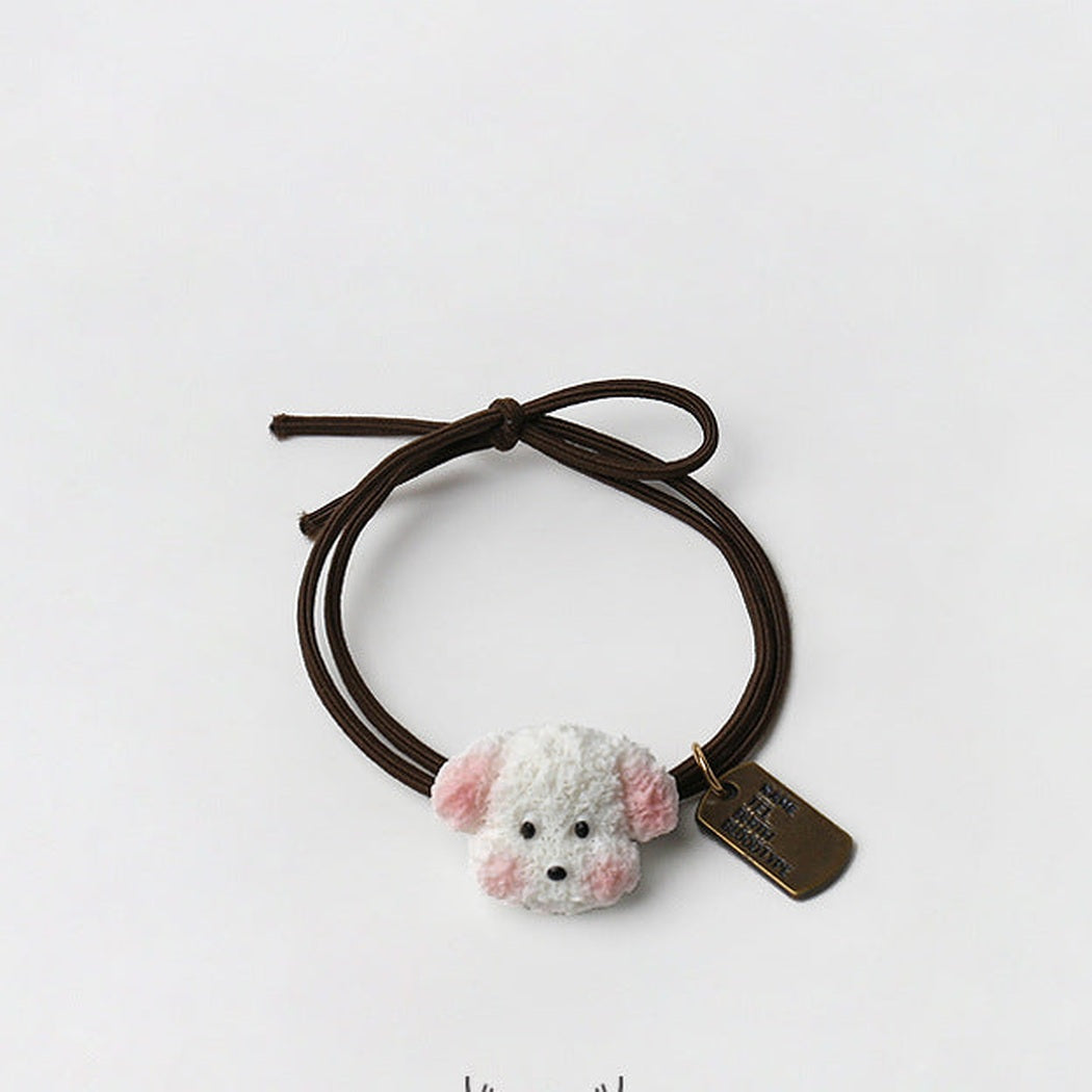 Dog Bear Charm Hair Tie Collection variant image