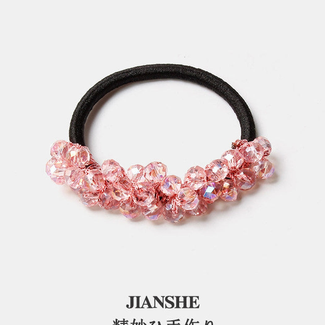 Crystal Bead Hair Tie Collection variant image