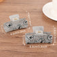 Gray Halloween ghost and spiderweb hair claw dimensions