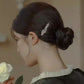 Beau - Floral Crystal Side Barrette - view 5