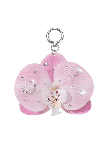 Keypus - Y2K Style Orchid Decorative Bag Charm Keychain
